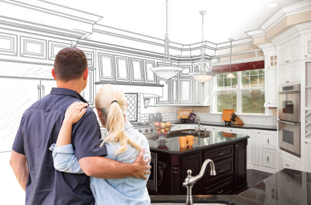 Custom kitchen cabinets installed in a Valrico home